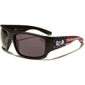 Locs Square USA Flag Patriotic Sport Wrap Around Sunglasses in Saudi Arabia