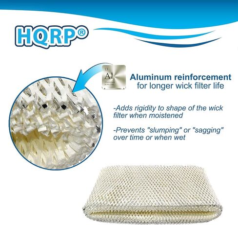 HQRP Filter Works with Holmes HM3300 HM3400 HM3600 HM3603 HM3606 HM3607 HM3608 HM3855 HM3855L HM850 HF222 Humidifier in Saudi Arabia