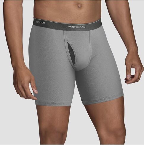 Fruit Of The Loom Mens Coolzone Boxer Brief 4 Pack in Saudi Arabia