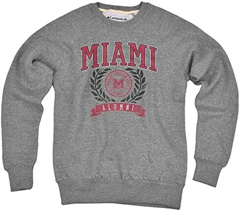 Miami University (Ohio) Classic Alumni Seal Unisex Adult Crewneck Sweatshirt in Saudi Arabia