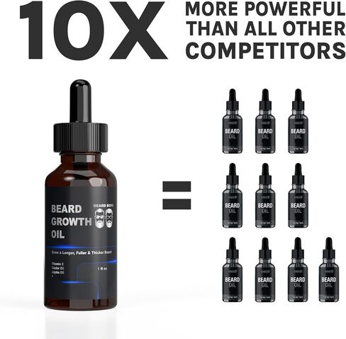 Beard Boys Beard Growth Kit - Beard Growth Oil - Beard Growth Roller - Beard Growth Vitamins - Beard Roller 0.25mm - Best Beard Growth Kit - Thicker Beard - (BB BGK) in Saudi Arabia