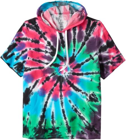 Liberty Blues by KingSize Men's Big & Tall Short-Sleeve Hoodie in Saudi Arabia
