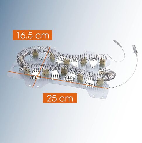 Wibefel Dryer Heating Element Replacement for Samsung DVE50M7450W/A3 DVE45N5300W/A3 DV448AEP/XAA DV395ETPAWR/A1 DV419AEU/XAA DV40J3000EW/A2 D45H7000EW/A2 DV330AEB DV328AEW/XAA DV210AEW/XAA Etc in Saudi Arabia