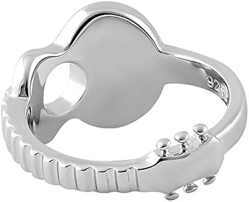 Sterling Silver 925 Guitar Ring , Adorable Musical Instrument Band Ring, Women/Girls Music Lover Jewelry in Saudi Arabia