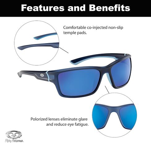 Flying Fisherman Cove Polarized Sunglasses with AcuTint UV Blocker for Fishing and Outdoor Sports in Saudi Arabia