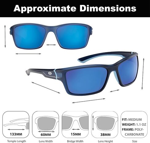 Flying Fisherman Cove Polarized Sunglasses with AcuTint UV Blocker for Fishing and Outdoor Sports in Saudi Arabia