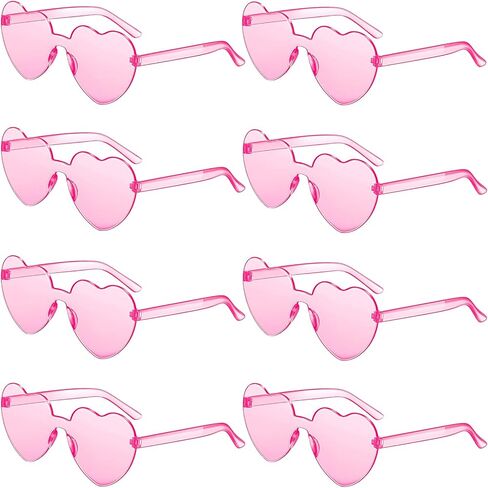 Virtue morals Heart Shape Sunglasses for Valentine Mardi Gras Summer Women's Party Favor in Saudi Arabia