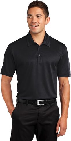 SPORT-TEK Men's PosiCharge Active Textured Colorblock Polo in Kuwait