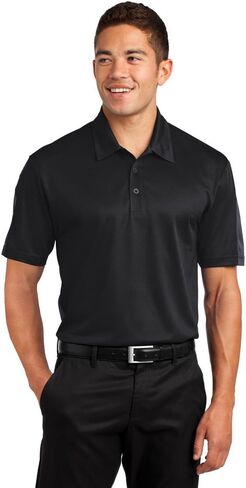 SPORT-TEK Men's PosiCharge Active Textured Colorblock Polo in Kuwait