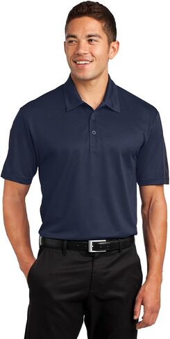 SPORT-TEK Men's PosiCharge Active Textured Colorblock Polo in Kuwait