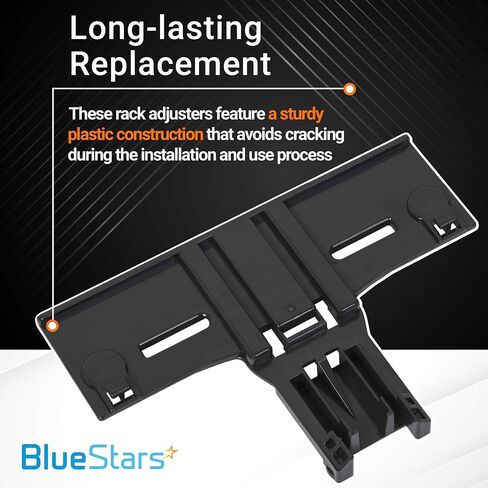 [UPGRADED] 2-Pack W10350375 Dishwasher Top Rack Adjuster 1.25" Diameter Wheels STEEL Screws Replacement Part by BlueStars - For Whirlpool Kenmore - Replaces AP5957560 W10712395 3516330 AP595756 in Saudi Arabia