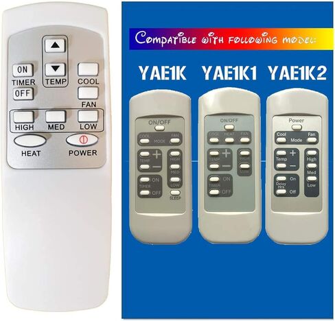 مكيف الهواء البديل GE من تشوبين جهاز التحكم عن بعد YAE1K YAE1K1 YAE1K2 in Saudi Arabia