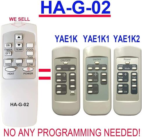 مكيف الهواء البديل GE من تشوبين جهاز التحكم عن بعد YAE1K YAE1K1 YAE1K2 in Saudi Arabia