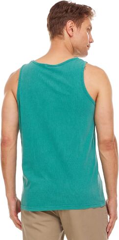 Pure Essence 2 Pack Garment Dyed Tank Tops for Men - Casual T-Shirts Ideal for Gym, Workout, Jogging, Beach, or Everyday Wear in Saudi Arabia