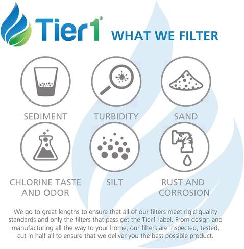 Tier1 ADQ36006101 Refrigerator Water & Air Filter Combo | Replacement for LG LT700P, ADQ36006102, Kenmore 46-9690, 469690, ADQ36006101-S, RFC1200A, WSL-3, FML-3, LT120F, Fridge Filter in Saudi Arabia
