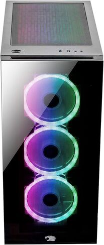 iBUYPOWER Pro Gaming PC Computer Desktop Element MR9270 (Intel Core i7-9700F 3.0GHz, NVIDIA GeForce RTX 2060 6GB, 16GB DDR4-2666 RAM, 1TB HDD, 240GB SSD, WiFi Included, Windows 10, VR Ready) Black in Kuwait