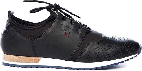 VELEZ Leather Sneakers for Men - Business Casual Dress Shoes - Lace-Up Fashion Tennis in Saudi Arabia