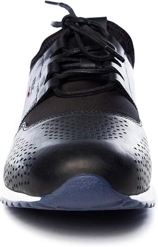 VELEZ Leather Sneakers for Men - Business Casual Dress Shoes - Lace-Up Fashion Tennis in Saudi Arabia