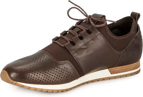 VELEZ Leather Sneakers for Men - Business Casual Dress Shoes - Lace-Up Fashion Tennis in Saudi Arabia