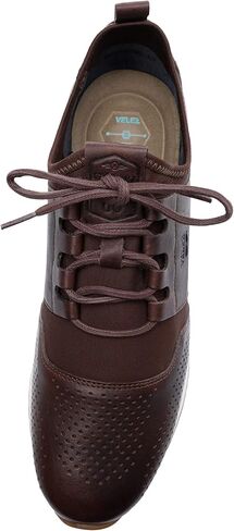 VELEZ Leather Sneakers for Men - Business Casual Dress Shoes - Lace-Up Fashion Tennis in Saudi Arabia