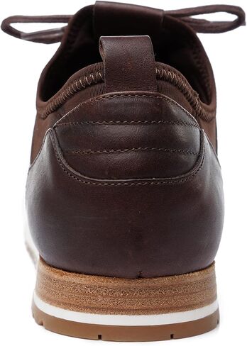 VELEZ Leather Sneakers for Men - Business Casual Dress Shoes - Lace-Up Fashion Tennis in Saudi Arabia