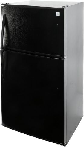 Kenmore Top-Freezer Refrigerator with Ice Maker and 21 Cubic Ft. Total Capacity, Black in Saudi Arabia