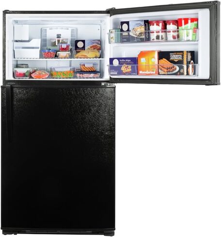 Kenmore Top-Freezer Refrigerator with Ice Maker and 21 Cubic Ft. Total Capacity, Black in Saudi Arabia