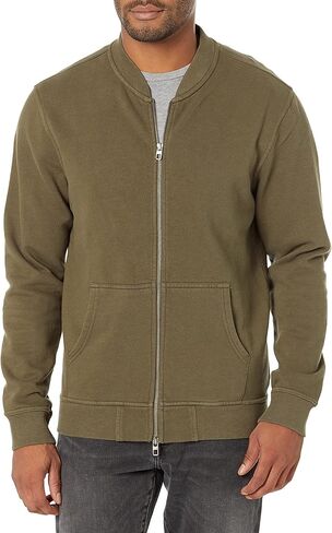 Goodthreads Men's Standard Fleece Bomber in Saudi Arabia