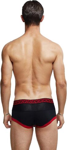 SEOBEAN Mens Low Rise Mesh Boxer Brief Trunks Underwear in Saudi Arabia