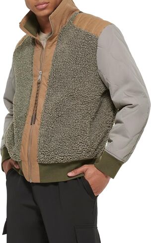 أزياء DKNY الرجالية متعددة الوسائط شيربا بومبر in Kuwait