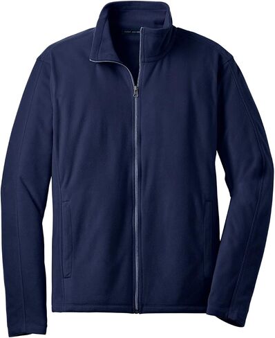 Men's Custom logo Embroidered Full Zip Microfleece Jacket in Kuwait