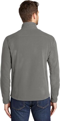 Men's Custom logo Embroidered Full Zip Microfleece Jacket in Kuwait