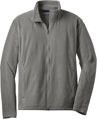 Men's Custom logo Embroidered Full Zip Microfleece Jacket in Kuwait