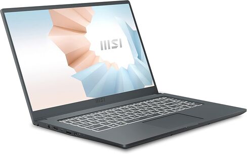 MSI Modern 15A Thin and Light Daily Laptop: 15.6" FHD 1080p, Intel Core i7-1195G7, Intel Iris Xe, 8GB, 512GB SSD, Win10, Carbon Gray (A11MU-653) in Saudi Arabia