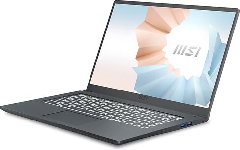 MSI Modern 15A Thin and Light Daily Laptop: 15.6" FHD 1080p, Intel Core i7-1195G7, Intel Iris Xe, 8GB, 512GB SSD, Win10, Carbon Gray (A11MU-653) in Saudi Arabia