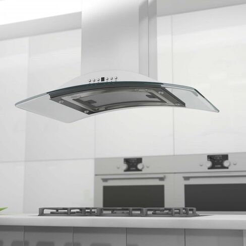 Z Line GL9i-30 Stainless Steel and Glass Island Mount Range Hood, 30-Inch in Saudi Arabia