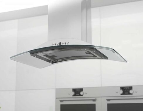 Z Line GL9i-30 Stainless Steel and Glass Island Mount Range Hood, 30-Inch in Saudi Arabia