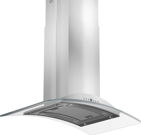 Z Line GL9i-30 Stainless Steel and Glass Island Mount Range Hood, 30-Inch in Saudi Arabia