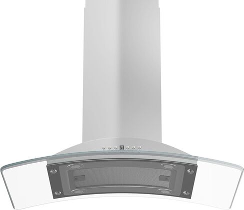 Z Line GL9i-30 Stainless Steel and Glass Island Mount Range Hood, 30-Inch in Saudi Arabia