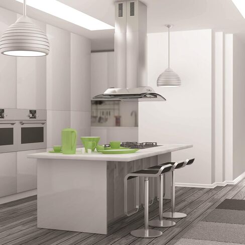 Z Line GL9i-30 Stainless Steel and Glass Island Mount Range Hood, 30-Inch in Saudi Arabia