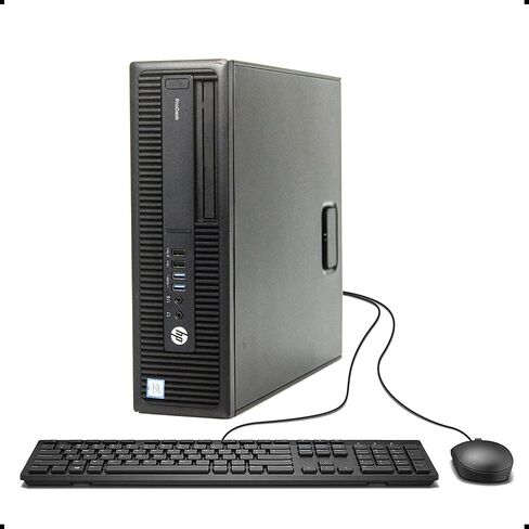 HP ProDesk 600 G2 Small Form Factor PC, Intel Core Quad i5 6500 up to 3.6 GHz, 12GB DDR4, 1TB SSD, WiFi, BT 4.0, DVDRW, VGA, DP, Windows 10 64-Multi-Language Support English/Spanish/French (Renewed) in Saudi Arabia