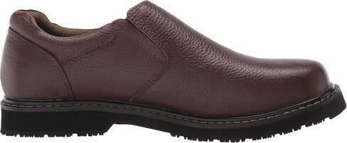 Dr. Scholl's Shoes Men's Winder II Work Shoe, Brown Tumbled Leather, 8.5 Wide US in Saudi Arabia