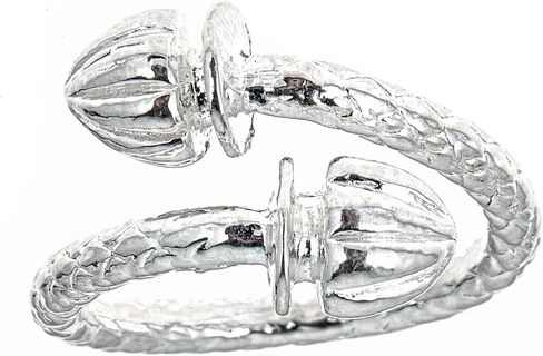 Better Jewelry Acorn Ends .925 Sterling Silver West Indian Style Ring in Saudi Arabia