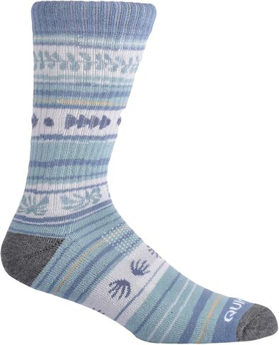 Quiksilver Men's 5-Pack Multi Crew Socks, Blue, 10/13 in Saudi Arabia