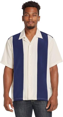 9 Crowns Men's Retro Bowling Bahama Camp Button-Down Shirt in Kuwait