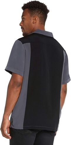 9 Crowns Men's Retro Bowling Bahama Camp Button-Down Shirt in Kuwait