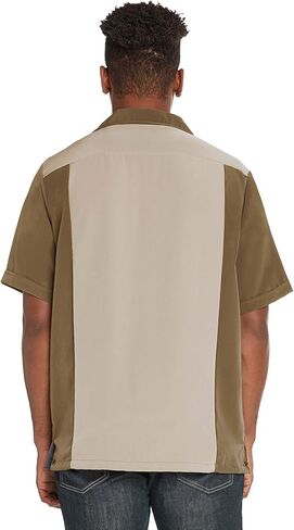 9 Crowns Men's Retro Bowling Bahama Camp Button-Down Shirt in Kuwait