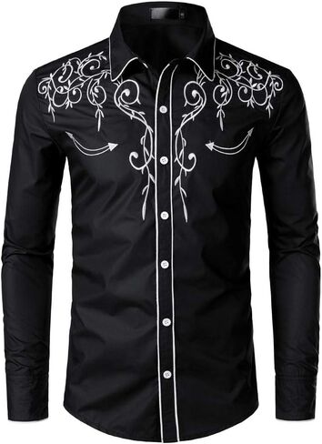 GUBIDIAO Men's Long Sleeve Dress Shirt Casual Slim Fit Formal Business Button Down Shirts in Saudi Arabia