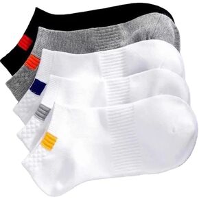 Spring and summer style pack of 10 men's sweat fabric breathable short tube shallow mouth low top men's ship socks. limited deal! in Saudi Arabia
