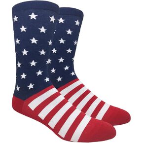 Checkered World Men Cave Trouser Novelty Fun Crew Print Socks for Dress or Casual in Saudi Arabia